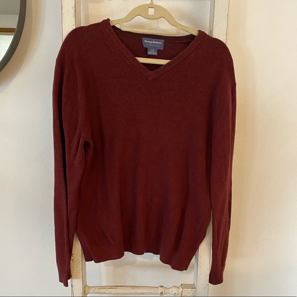 Tommy Bahama Reversible V-Neck Sweater